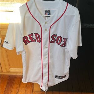 Majestic Pedroia Red Sox Jersey